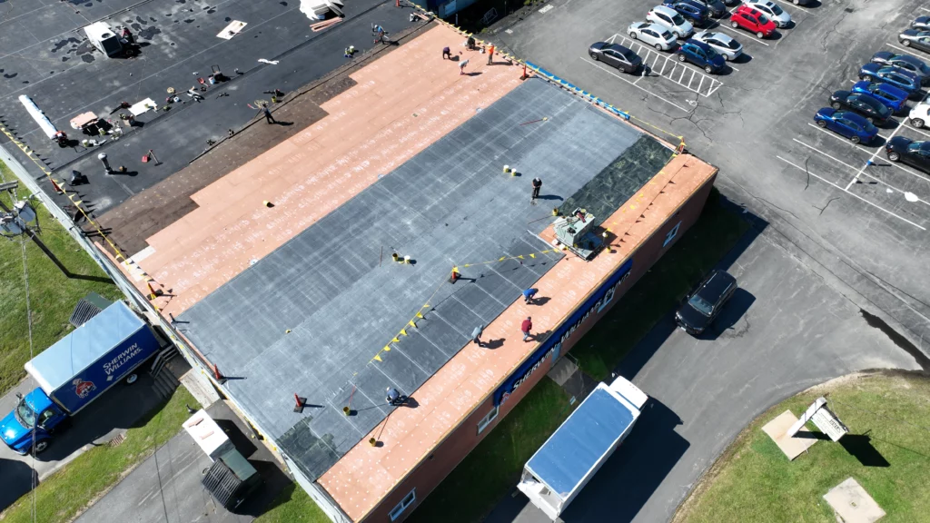 Rubber roof