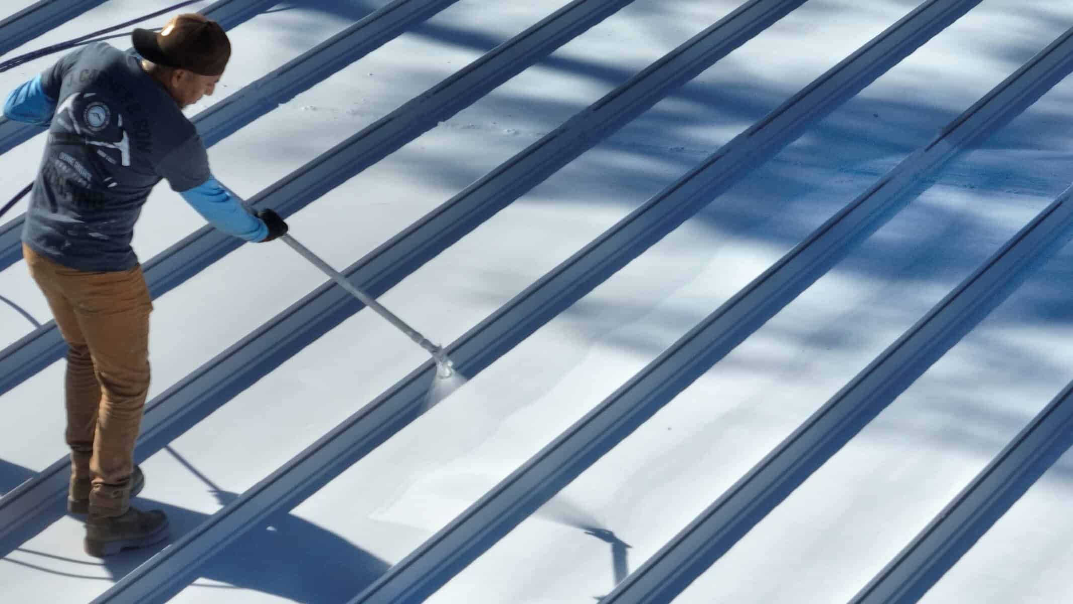Commercial roof coating in New Hampshire by J. Carnes & Son Roofing