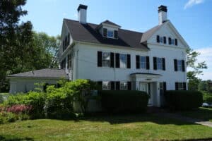 Roof ventilation detail on a New Hampshire home by J. Carnes & Son Roofing