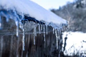 icy roof